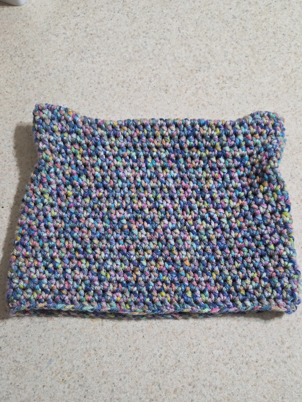 Multicolor Crochet Ear Hat Size SMALL  19